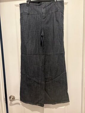 Vintage torrid Charcoal Wide-Leg Flare Jeans